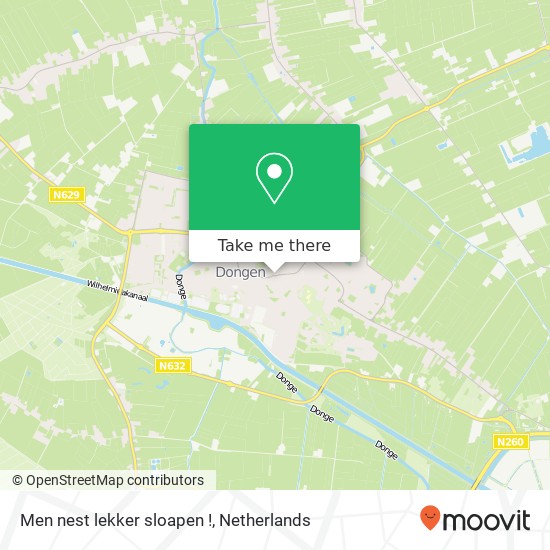 Men nest lekker sloapen ! kaart