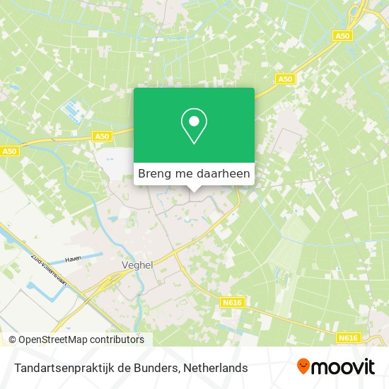 Tandartsenpraktijk de Bunders kaart