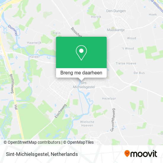 Sint-Michielsgestel kaart