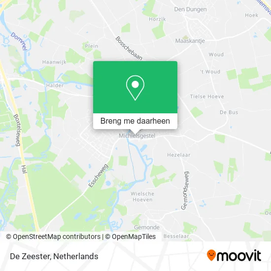 De Zeester kaart