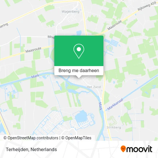 Terheijden kaart