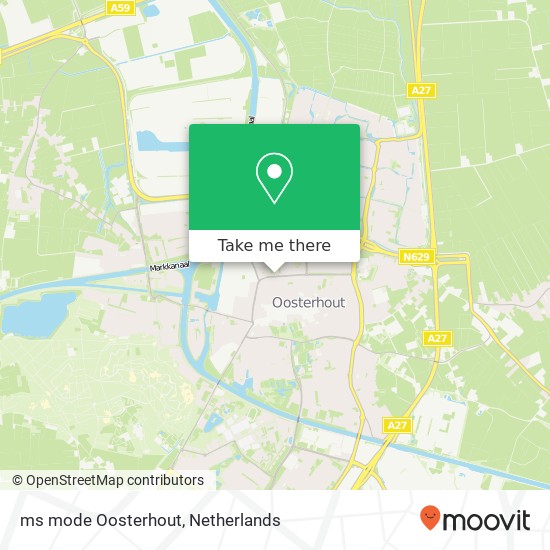 ms mode Oosterhout kaart