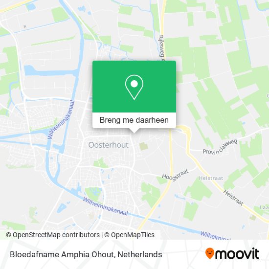 Bloedafname Amphia Ohout kaart