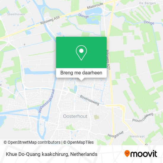 Khue Do-Quang kaakchirurg kaart