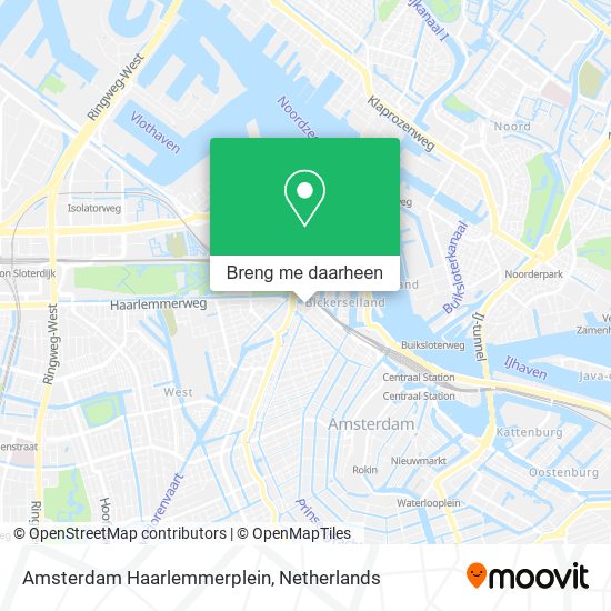 Amsterdam Haarlemmerplein kaart