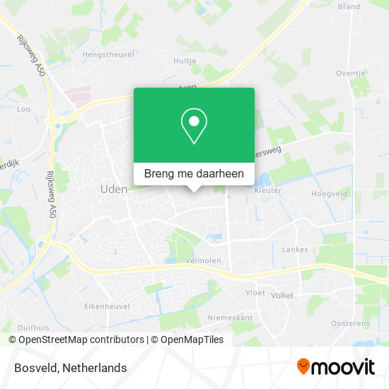 Bosveld kaart