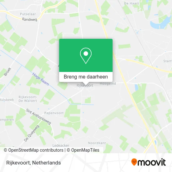 Rijkevoort kaart