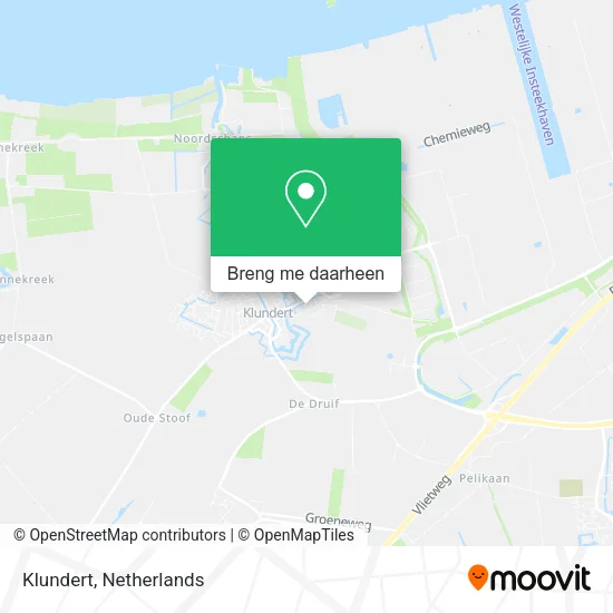 Klundert kaart