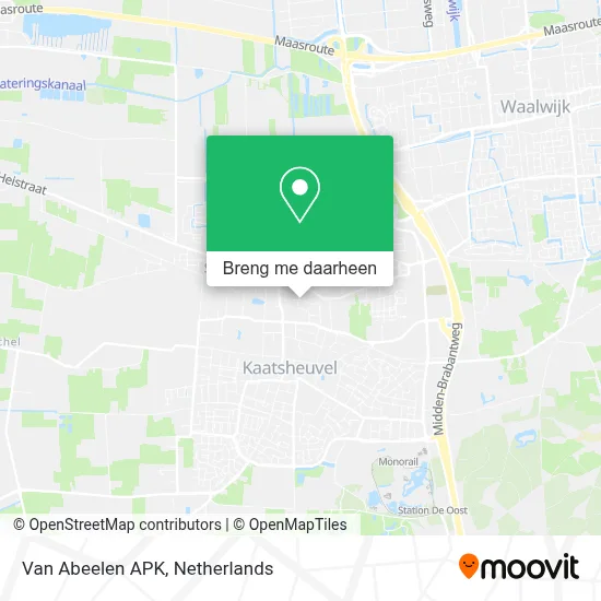 Van Abeelen APK kaart