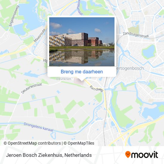 Jeroen Bosch Ziekenhuis kaart