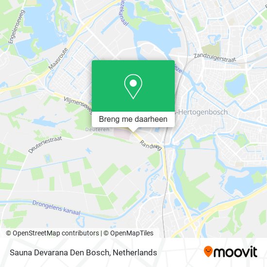 Sauna Devarana Den Bosch kaart