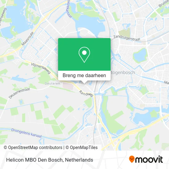 Helicon MBO Den Bosch kaart