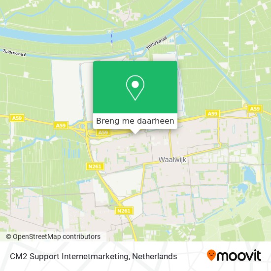 CM2 Support Internetmarketing kaart
