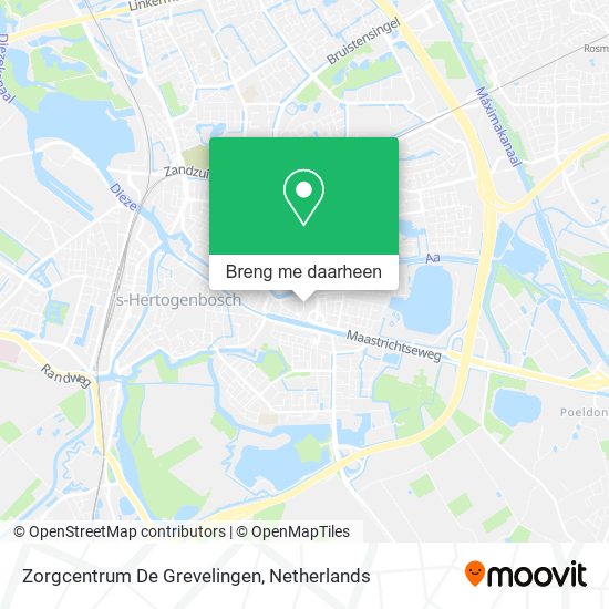 Zorgcentrum De Grevelingen kaart