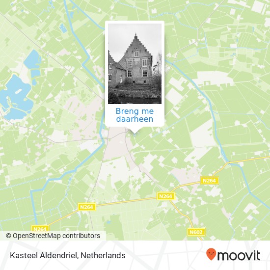 Kasteel Aldendriel kaart