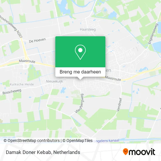 Damak Doner Kebab kaart