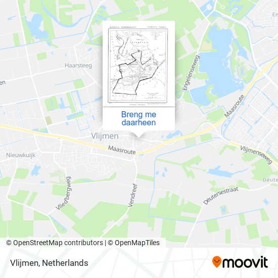 Vlijmen kaart