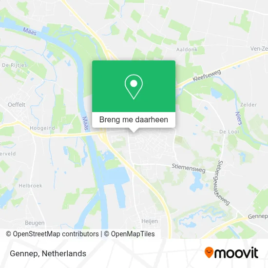 Gennep kaart