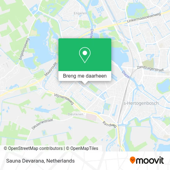 Sauna Devarana kaart