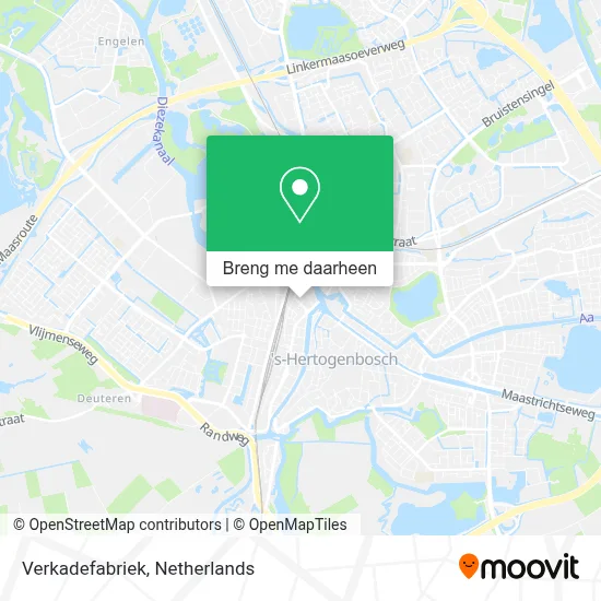 Verkadefabriek kaart