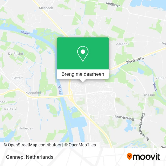 Gennep kaart