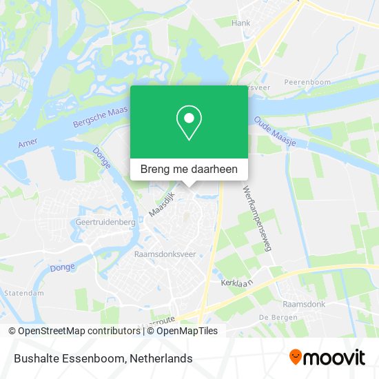 Bushalte Essenboom kaart