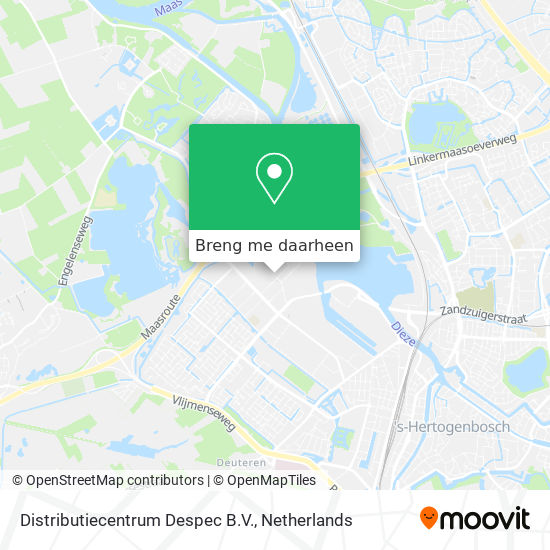 Distributiecentrum Despec B.V. kaart