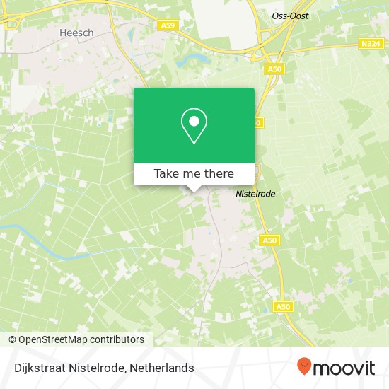 Dijkstraat Nistelrode kaart