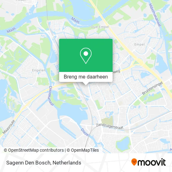 Sagenn Den Bosch kaart