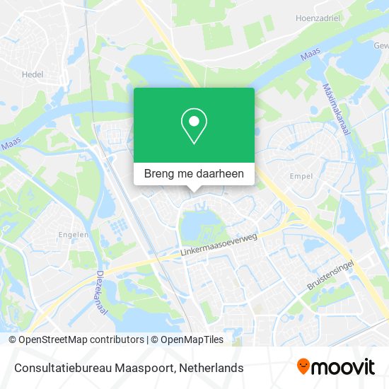 Consultatiebureau Maaspoort kaart