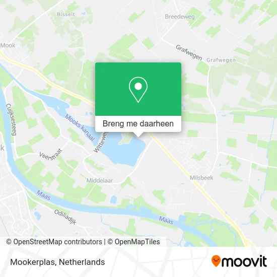 Mookerplas kaart