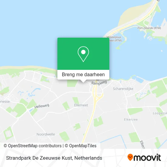 Strandpark De Zeeuwse Kust kaart