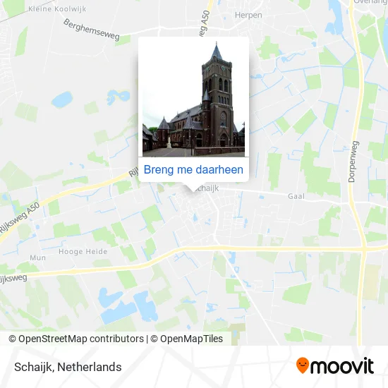 Schaijk kaart