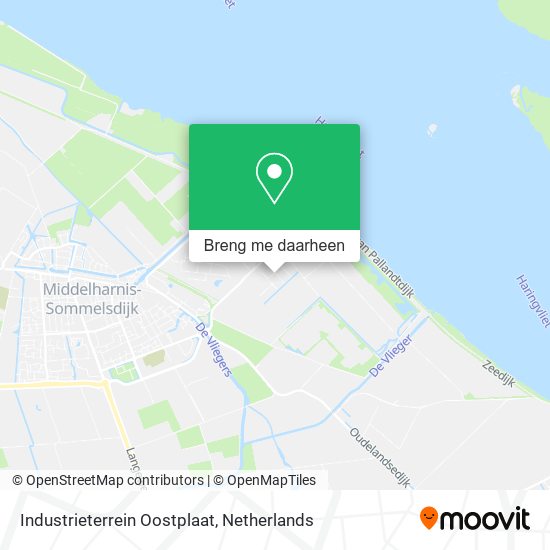 Industrieterrein Oostplaat kaart