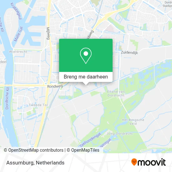 Assumburg kaart