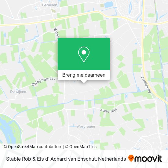 Stable Rob & Els d' Achard van Enschut kaart