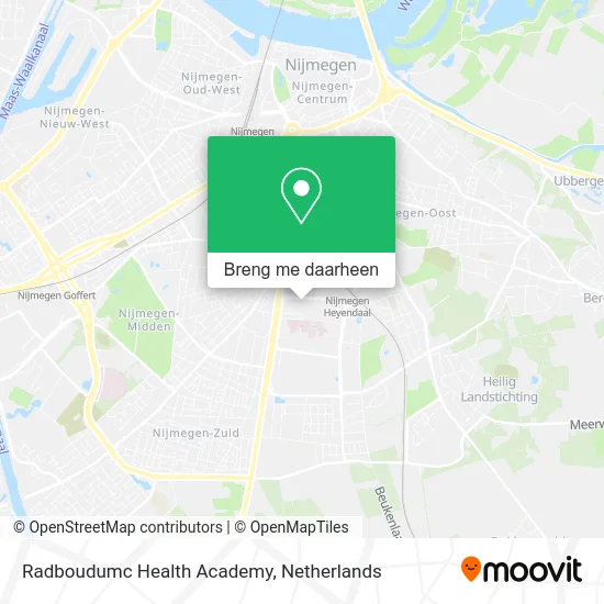 Radboudumc Health Academy kaart