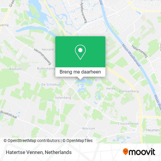 Hatertse Vennen kaart