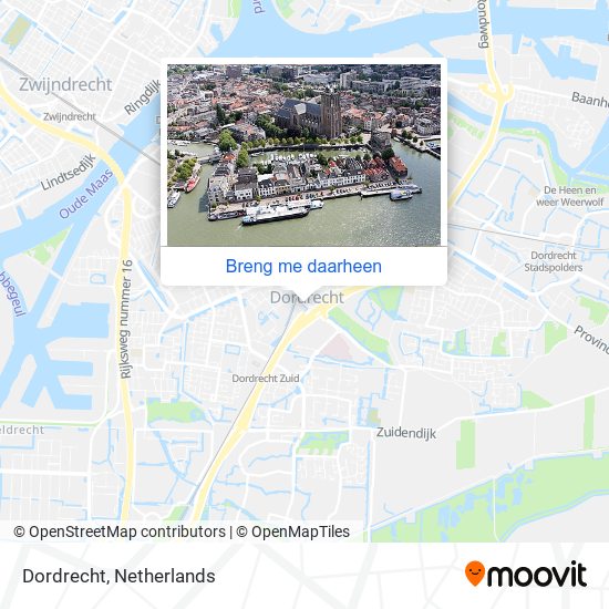 Dordrecht kaart