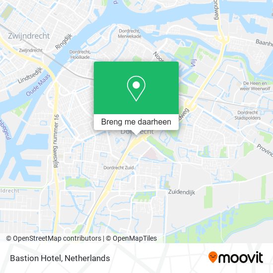 Bastion Hotel kaart