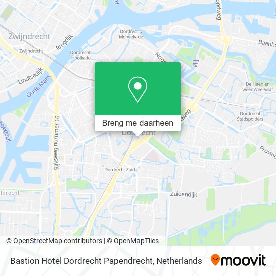 Bastion Hotel Dordrecht Papendrecht kaart