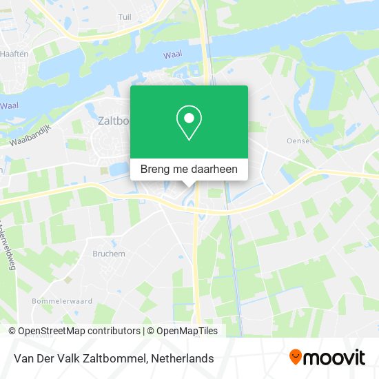 Van Der Valk Zaltbommel kaart