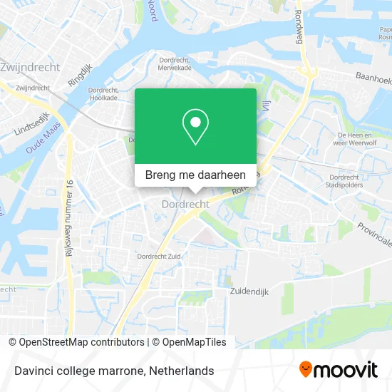 Davinci college marrone kaart