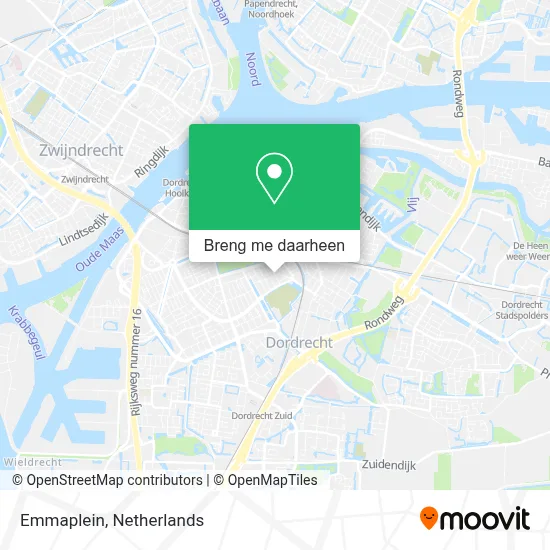 Emmaplein kaart