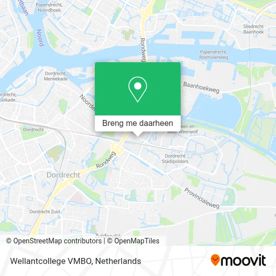 Wellantcollege VMBO kaart