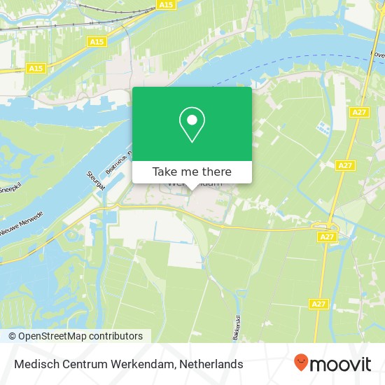 Medisch Centrum Werkendam kaart