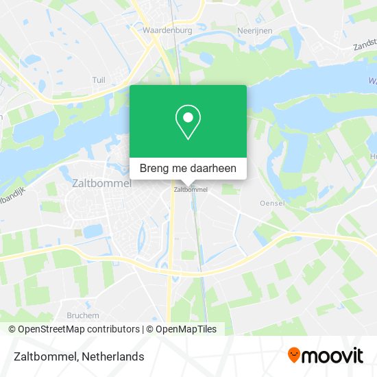 Zaltbommel kaart