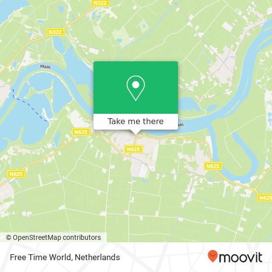 Free Time World kaart