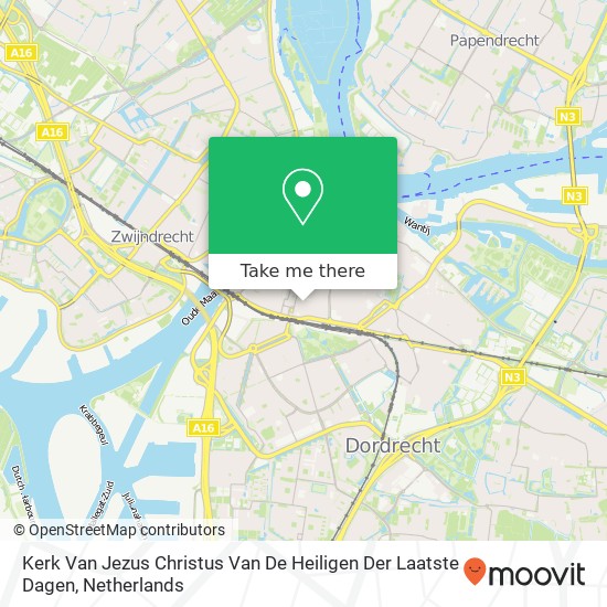 Kerk Van Jezus Christus Van De Heiligen Der Laatste Dagen kaart