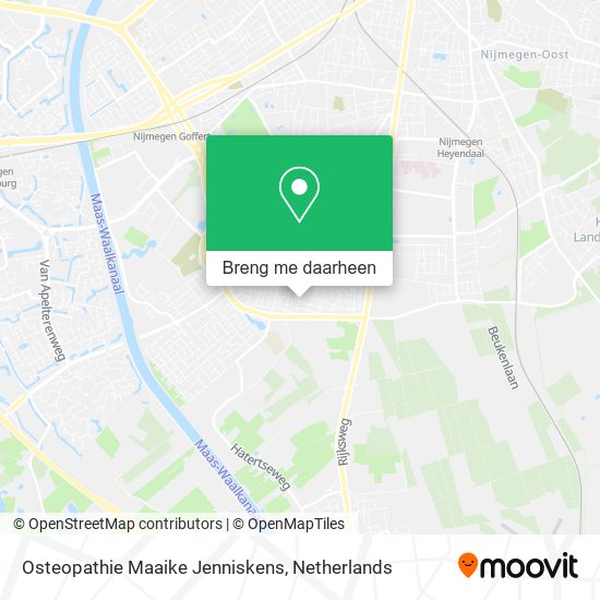 Osteopathie Maaike Jenniskens kaart